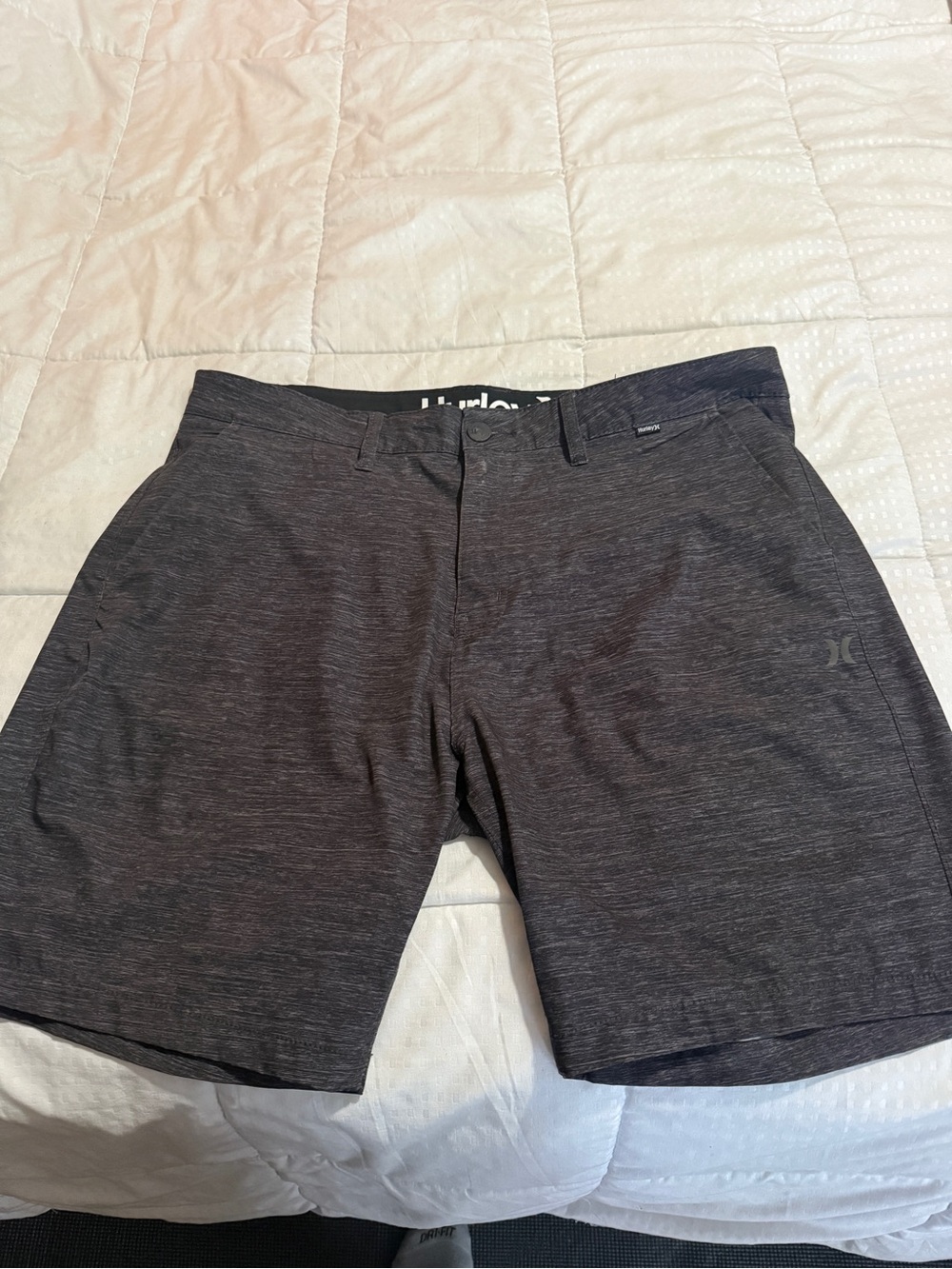 Hurley Men's Charcoal Heather Hybrid Shorts